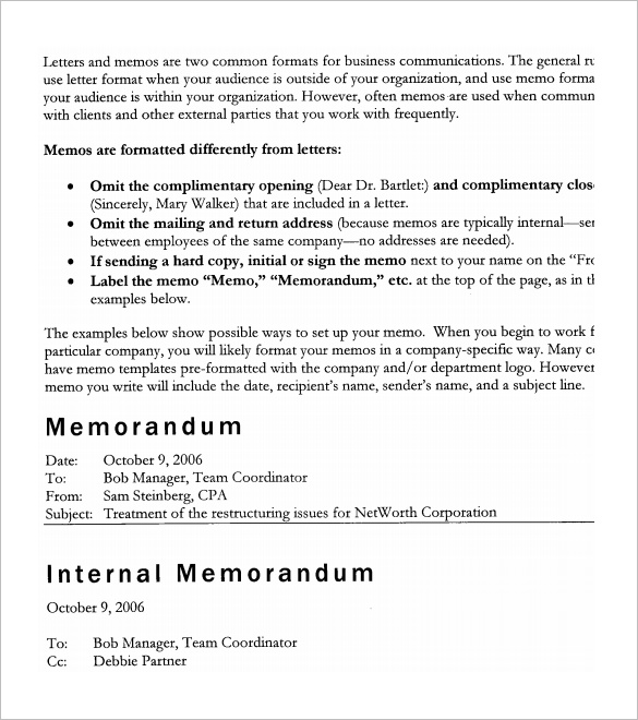 6+ Accounting Memo Templates – Free Word, PDF Documents Download 