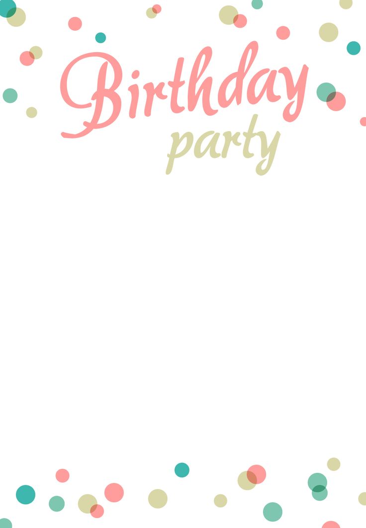 Invitation Templates Birthday Birthday Party Invitations Template 
