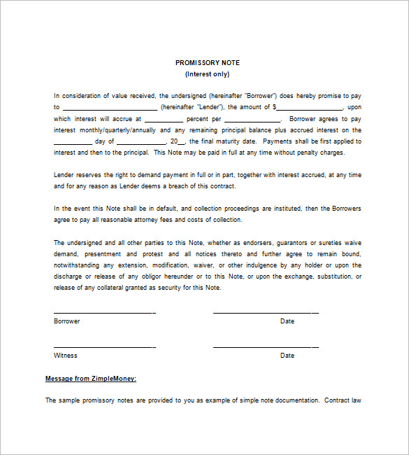 Promissory Note Format Pdf Fill Online, Printable, Fillable 