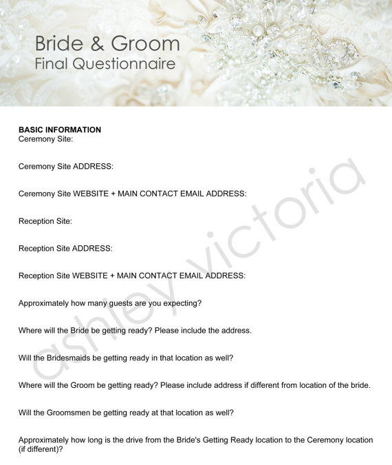 Bridal shower game printable how well do you know the bride 