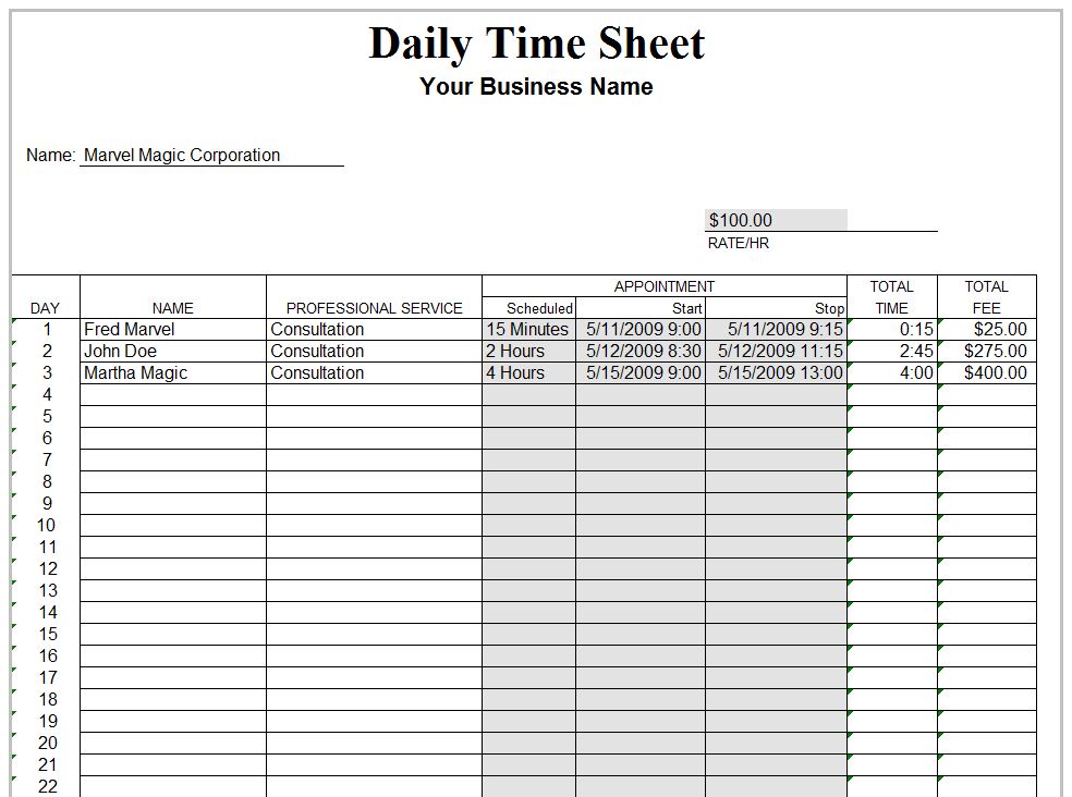 wages timesheet template Leon.escapers.co