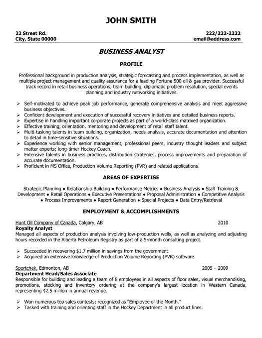Entry Level Business Analyst Resume essayscope.Com