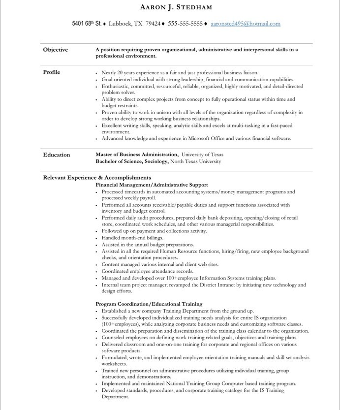 Executive Assistant | Free Resume Samples | Blue Sky Resumes