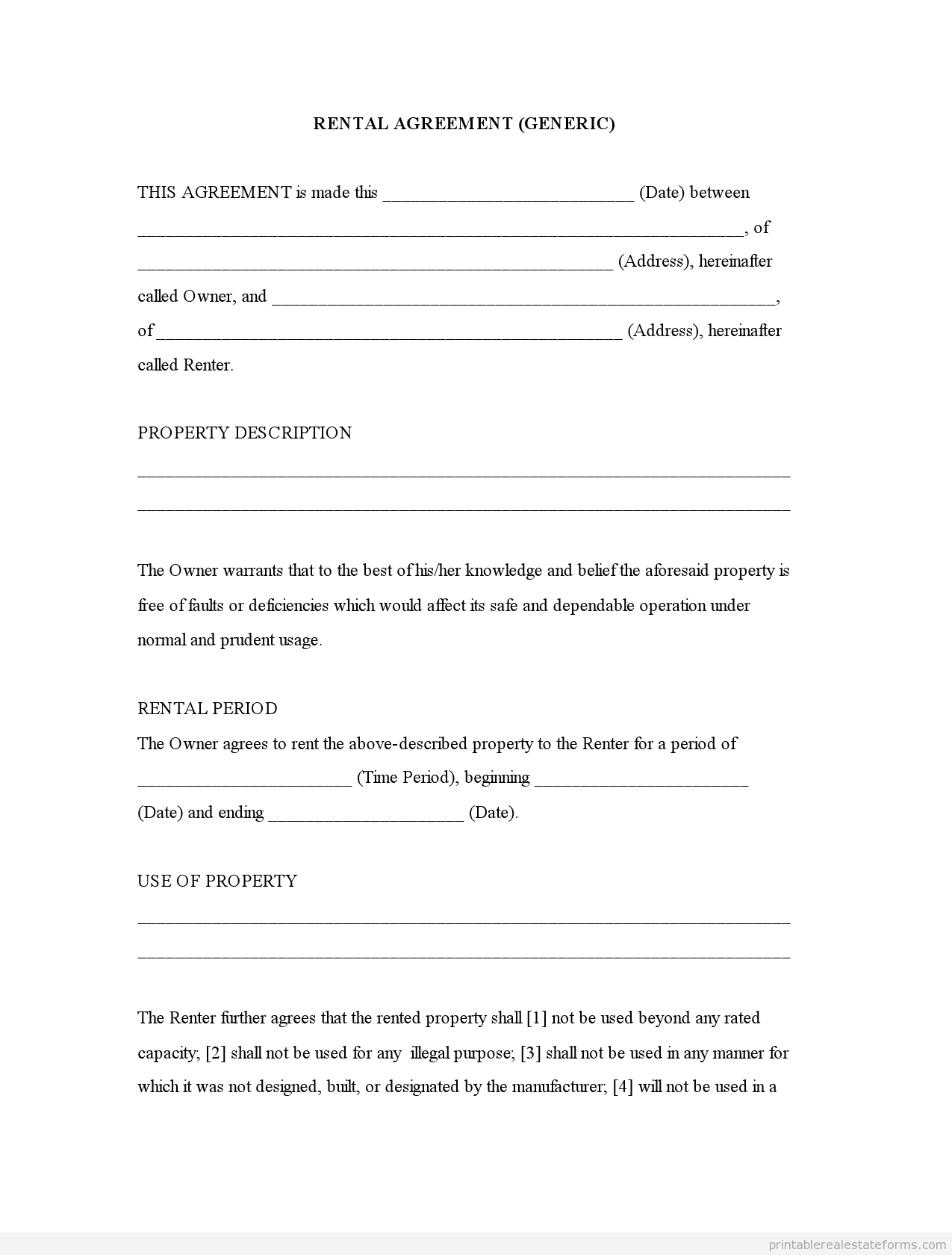 rent a room contract template free Roho.4senses.co