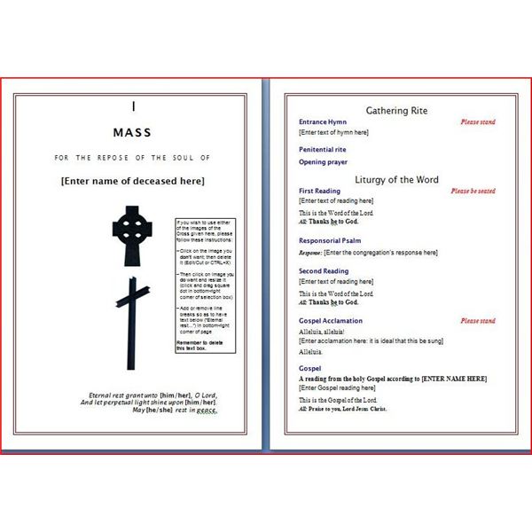 Six Resources to Find Free Funeral Program Templates to Download