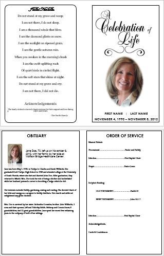 Everything You Need to Know About Creating a Funeral Program 