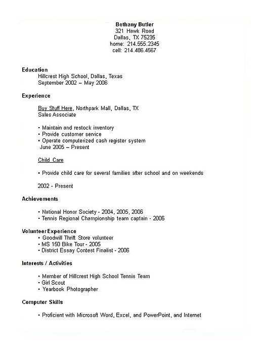high school student resume templates free Onwe.bioinnovate.co