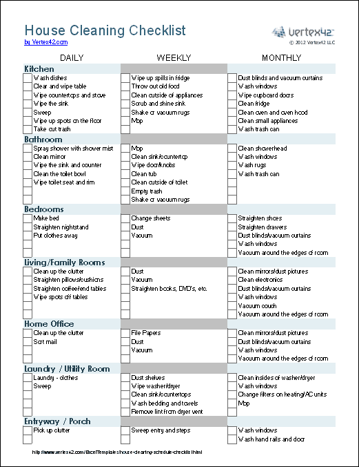 house cleaning templates free cleaning schedule template printable 