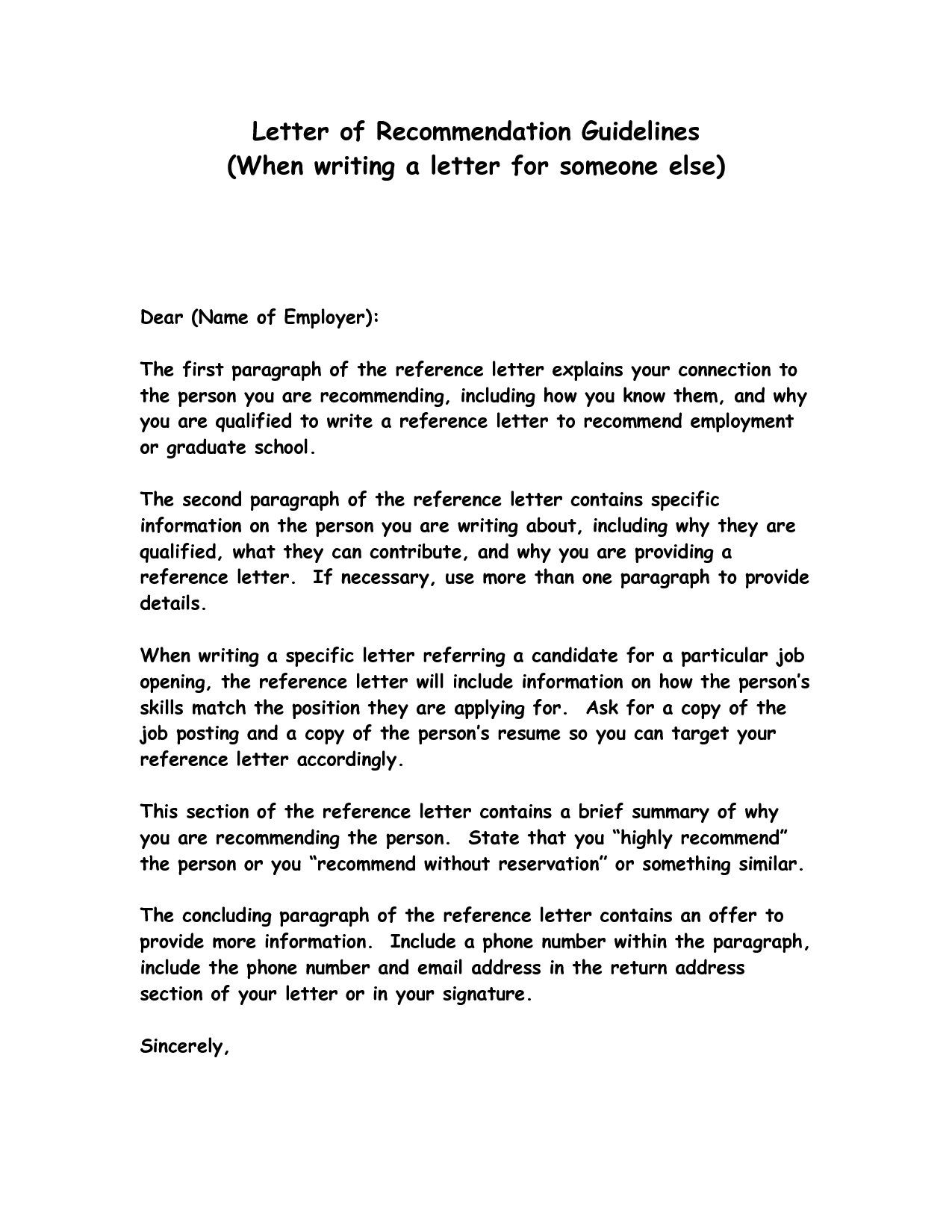 How To Write A Reference Letter | Letter | letter example 