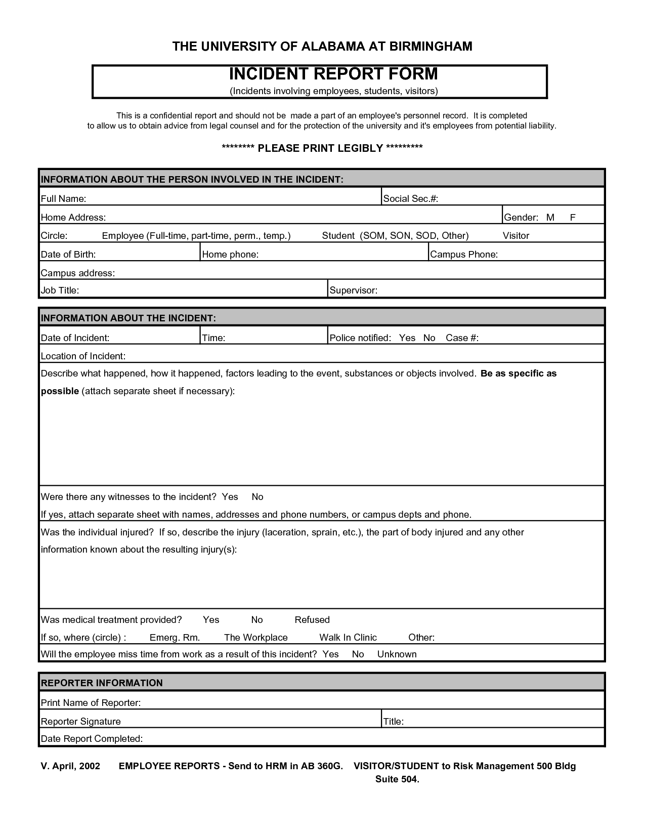 Pictures: Incident Report Form Pdf, Coloring Page for Kids