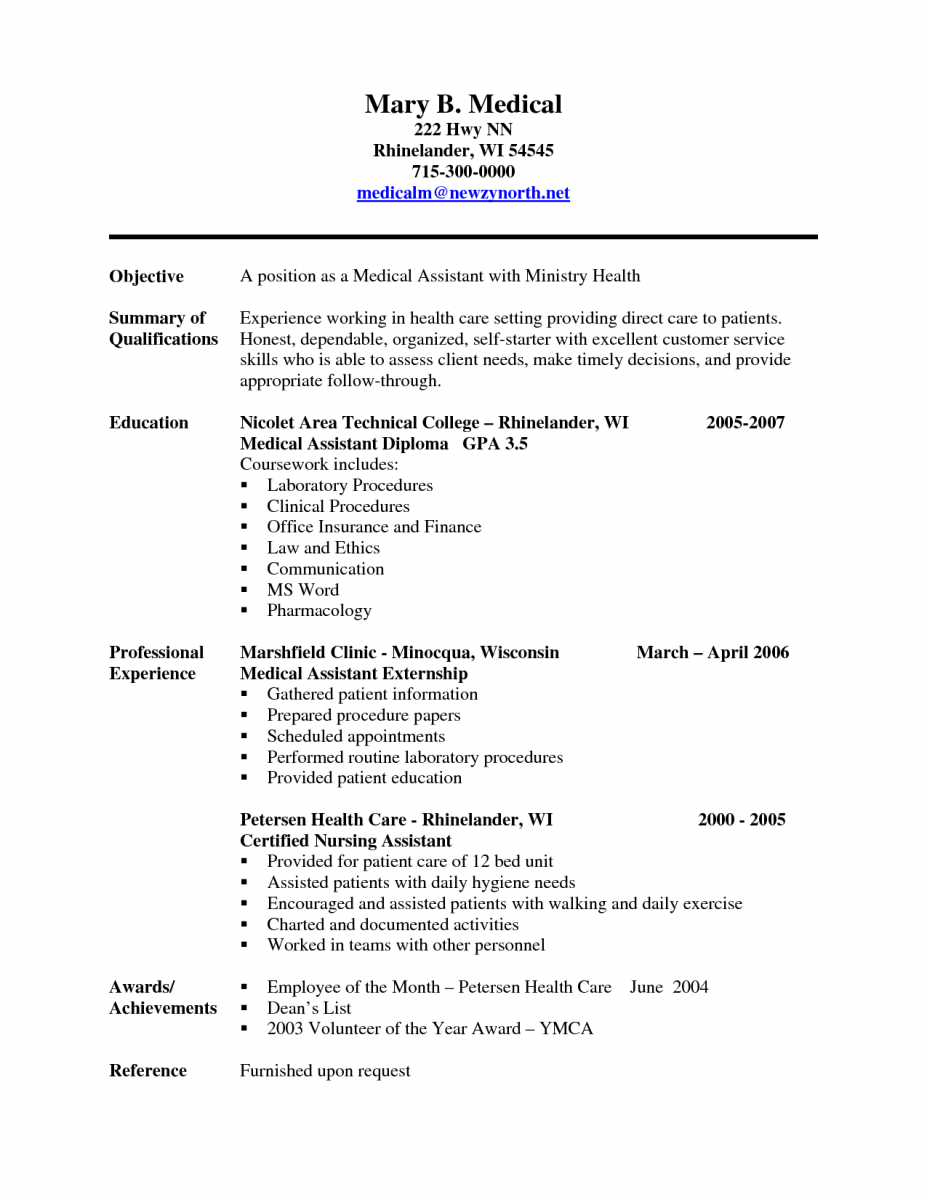 Medical Assistant Resume Examples Medical Assistant Skills Resume 
