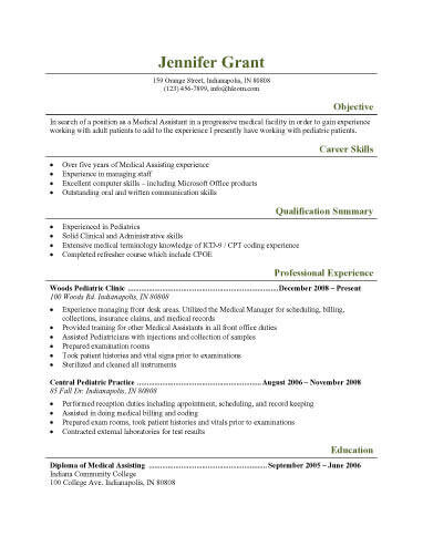 16 Free Medical Assistant Resume Templates
