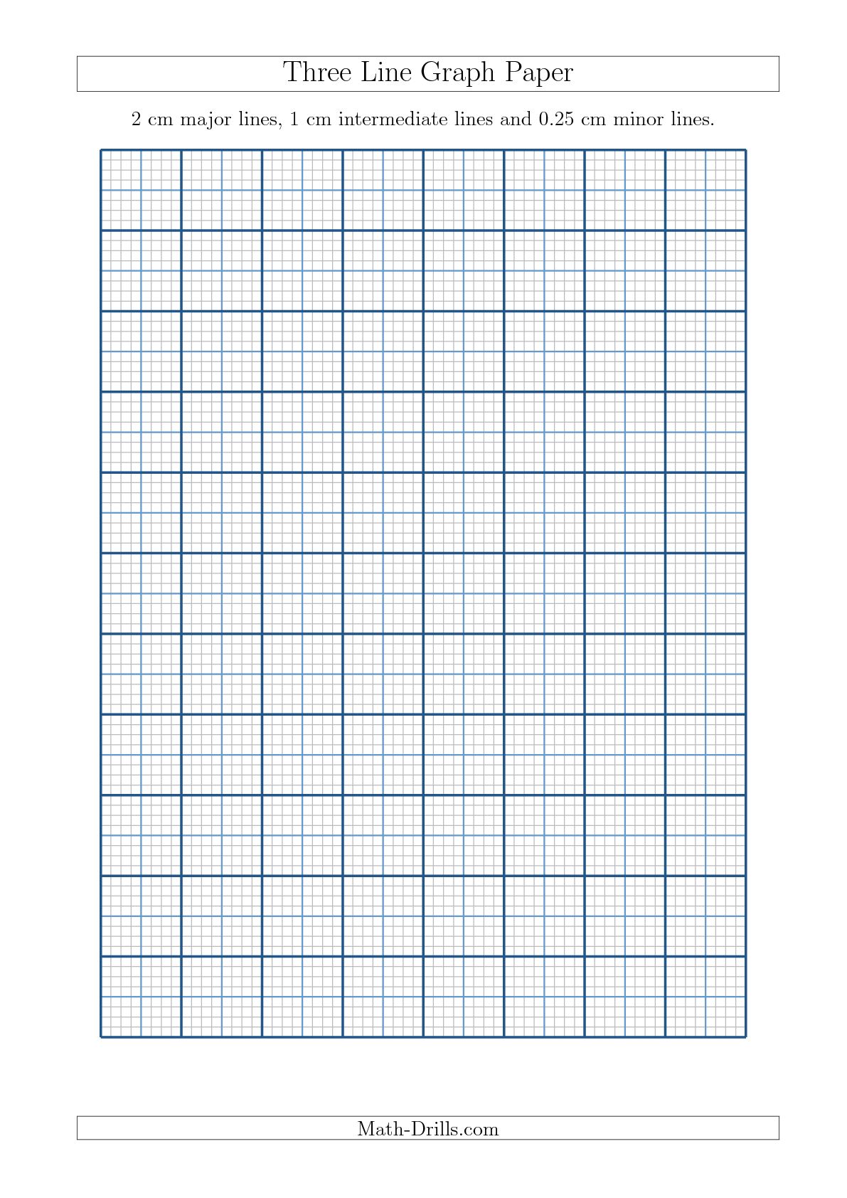 Printable metric graph paper 30x30 cm size Vector Image