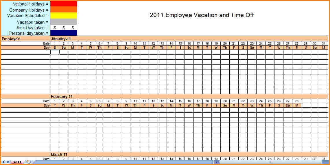 free monthly employee schedule template Leon.escapers.co