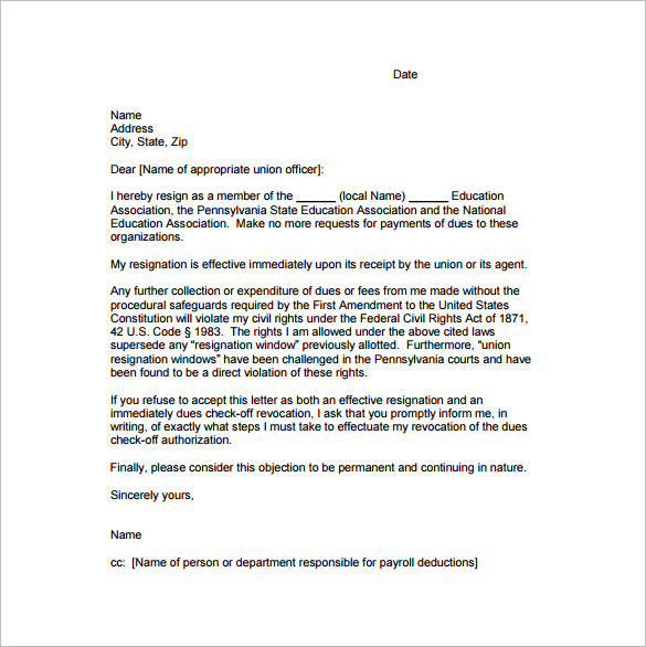 23+ Professional Resignation Letter Templates PDF, DOC | Free 
