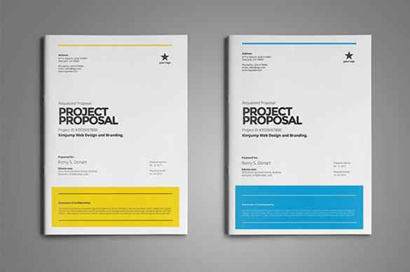 Project Proposal Template by fahmie on @creativemarket #webdesign 