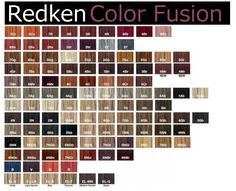 Redken Color Fusion Color Chart | Color charts | Pinterest 