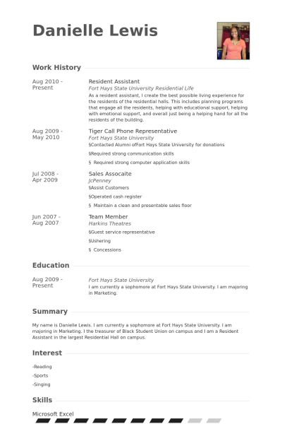 Resident Assistant Resume Example Awesome Hotel Manager Best Of 