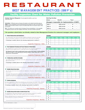 Restaurant Cleaning Checklist Pdf Fill Online, Printable 