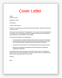 Free Cover Letter Examples for Every Job Search | LiveCareer