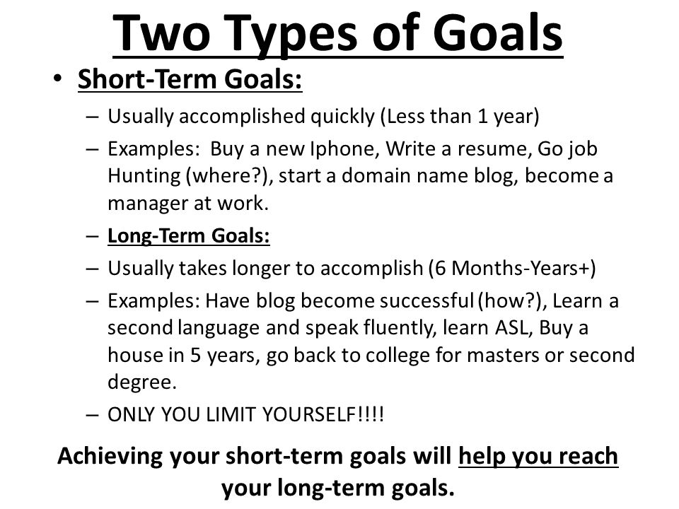 Good focus for measurable goal setting! | Blogging and the like 