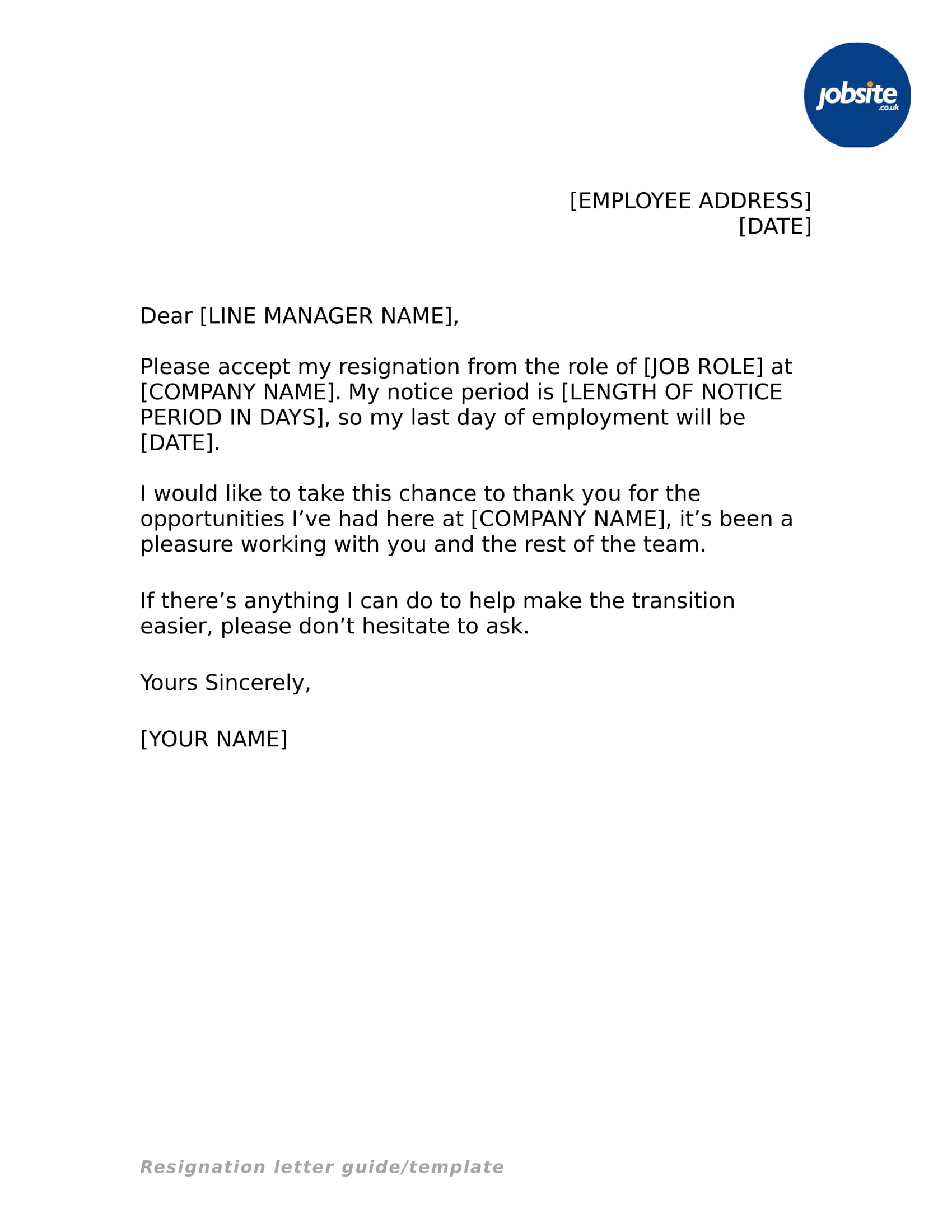 19+ Simple Resignation Letter Examples PDF, Word