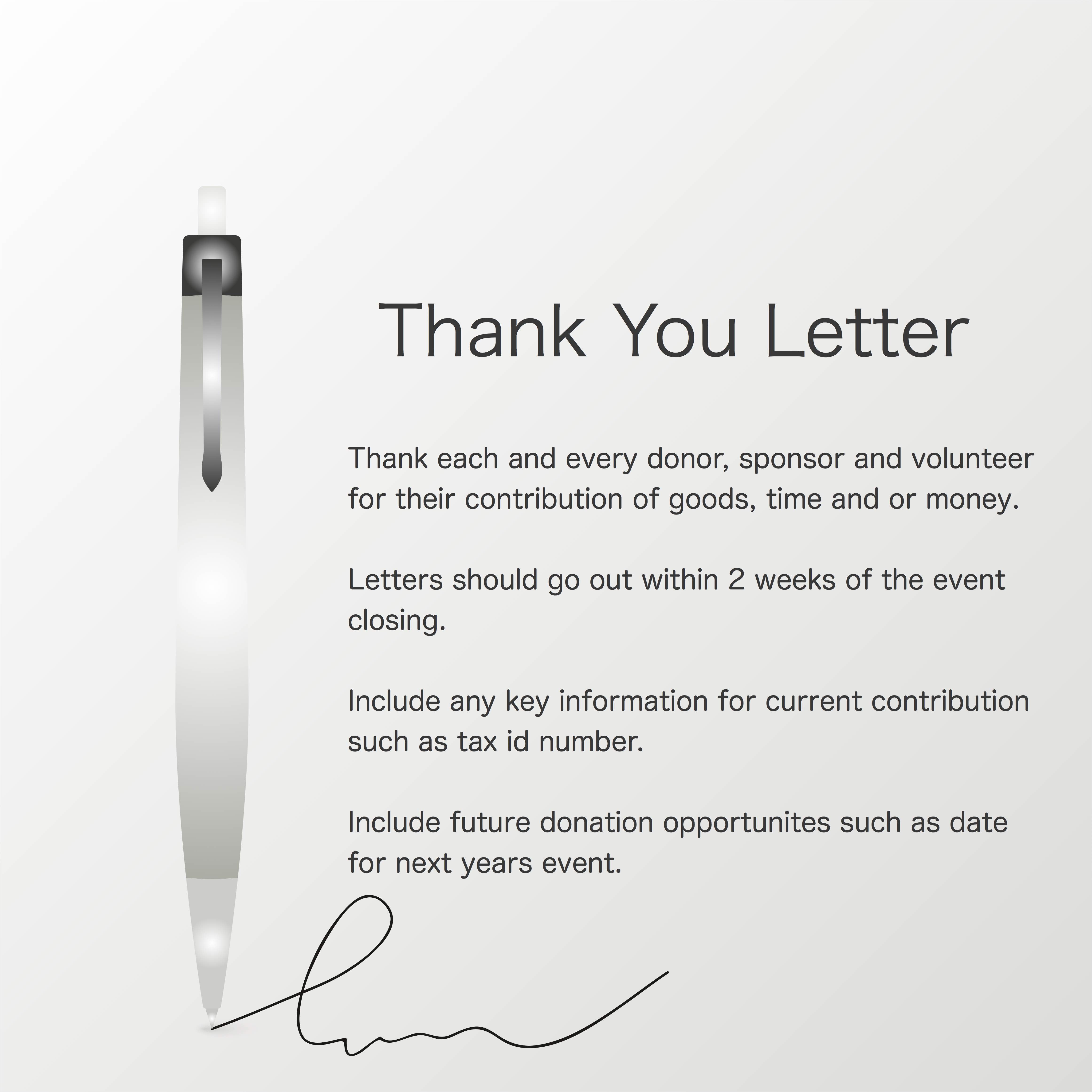 Donor Thank You Letter Auctria User Guide