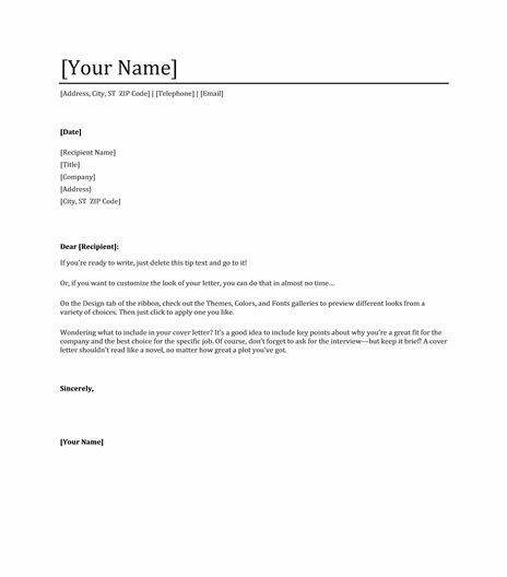 resume cover letter template word new cover letter word templates 