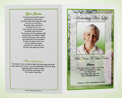 What is a Funeral Program | Memorial Programs | Funeral Templates