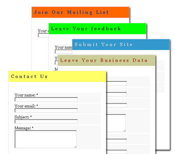 Forms samples Cloud Contact Forms