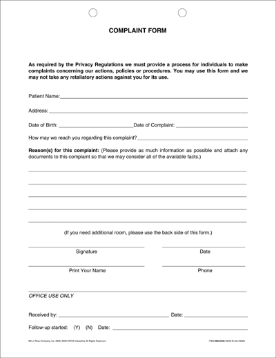 Sample Hipaa Form Fill Online, Printable, Fillable, Blank 