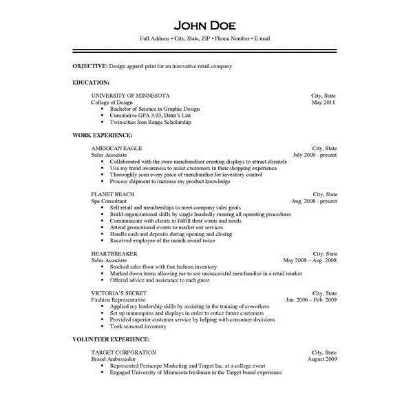 Resume Job Description jmckell.Com