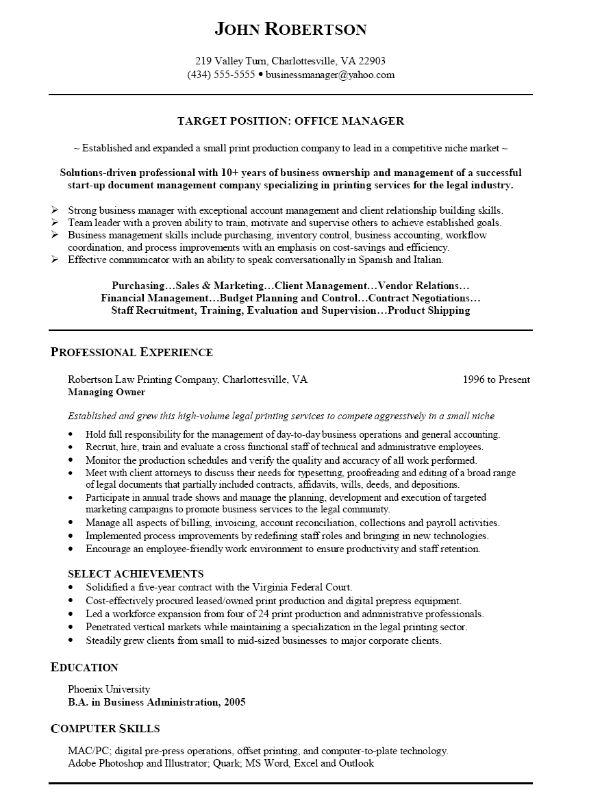 Job Descriptions For Resume jmckell.Com