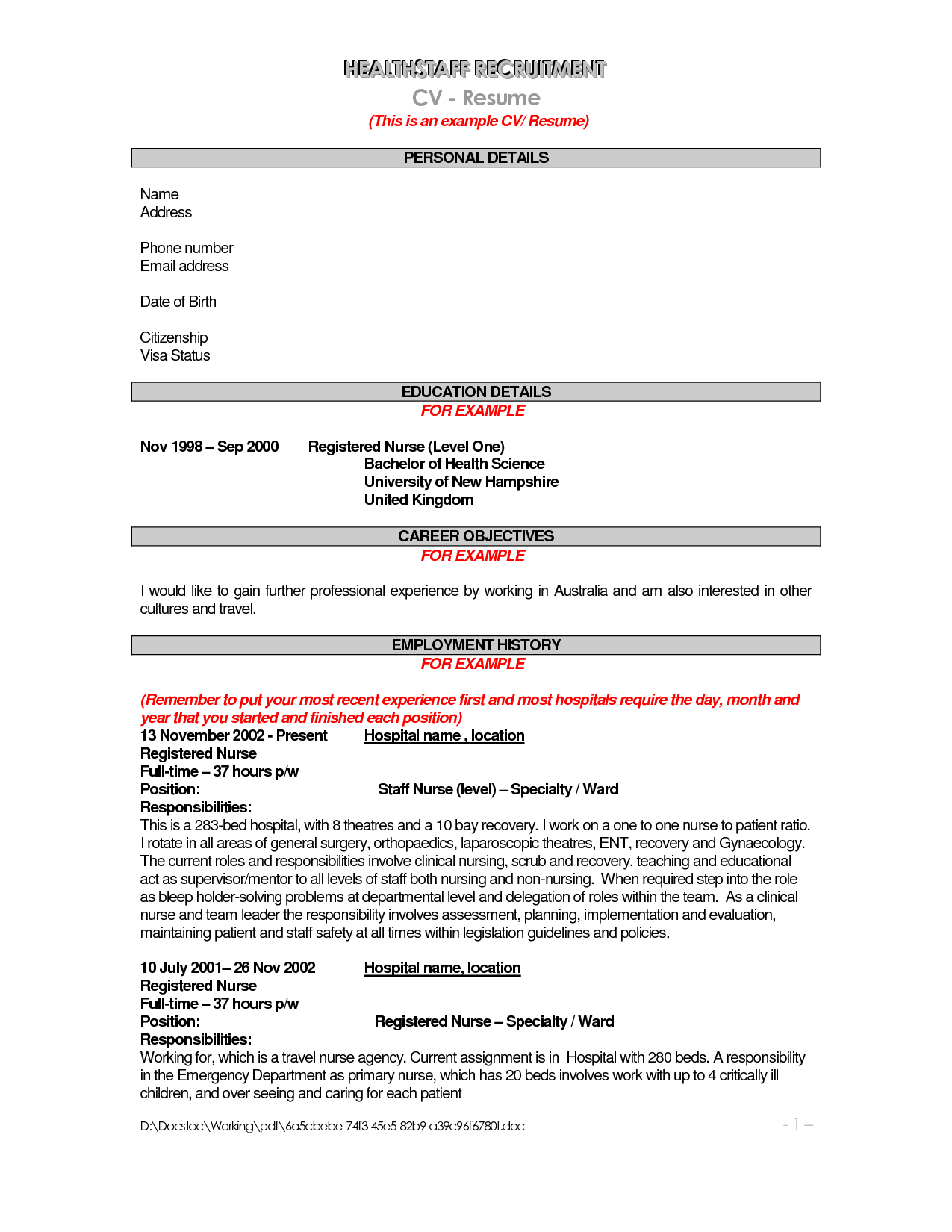 Resume Job Descriptions pusatkroto.Com
