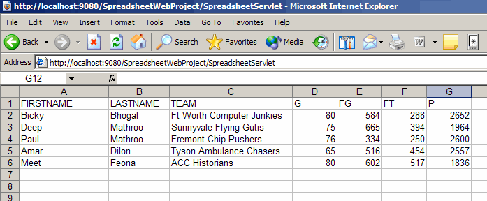 spreadsheet examples SampleBusinessResume.