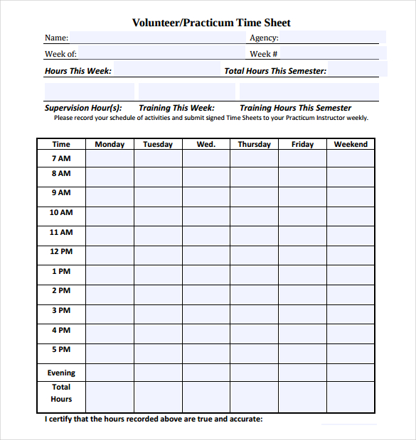 volunteer spreadsheet template Kleo.beachfix.co