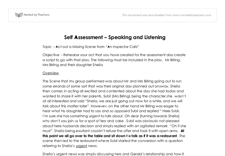 33+ Self Assessment Examples & Samples PDF